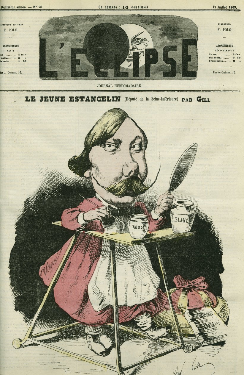 Louis-Charles-Alexandre Estancelin (1825-1906), francouzský generál a politik. Obálka “”L