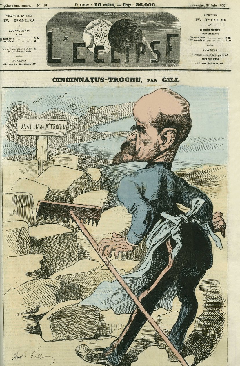 Louis-Jules Trochu (1815-1896), francouzský generál a politik. Obálka “”L