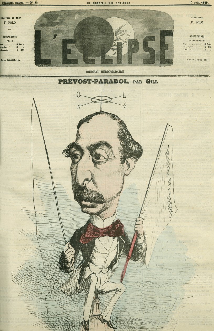 Lucien Anatole Prevost-Paradol (Prevost Paradol) (1829-1870), francouzský literární kritik. Obálka “”L