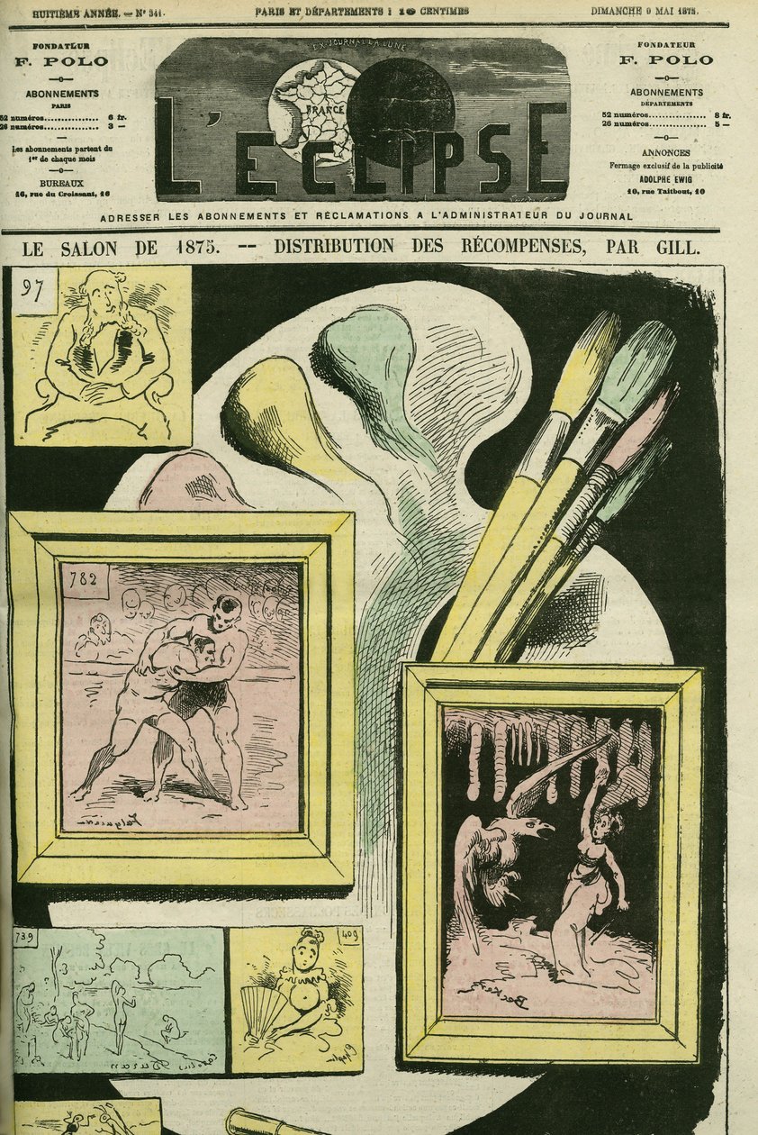 Salon de 1875. Obálka “” L