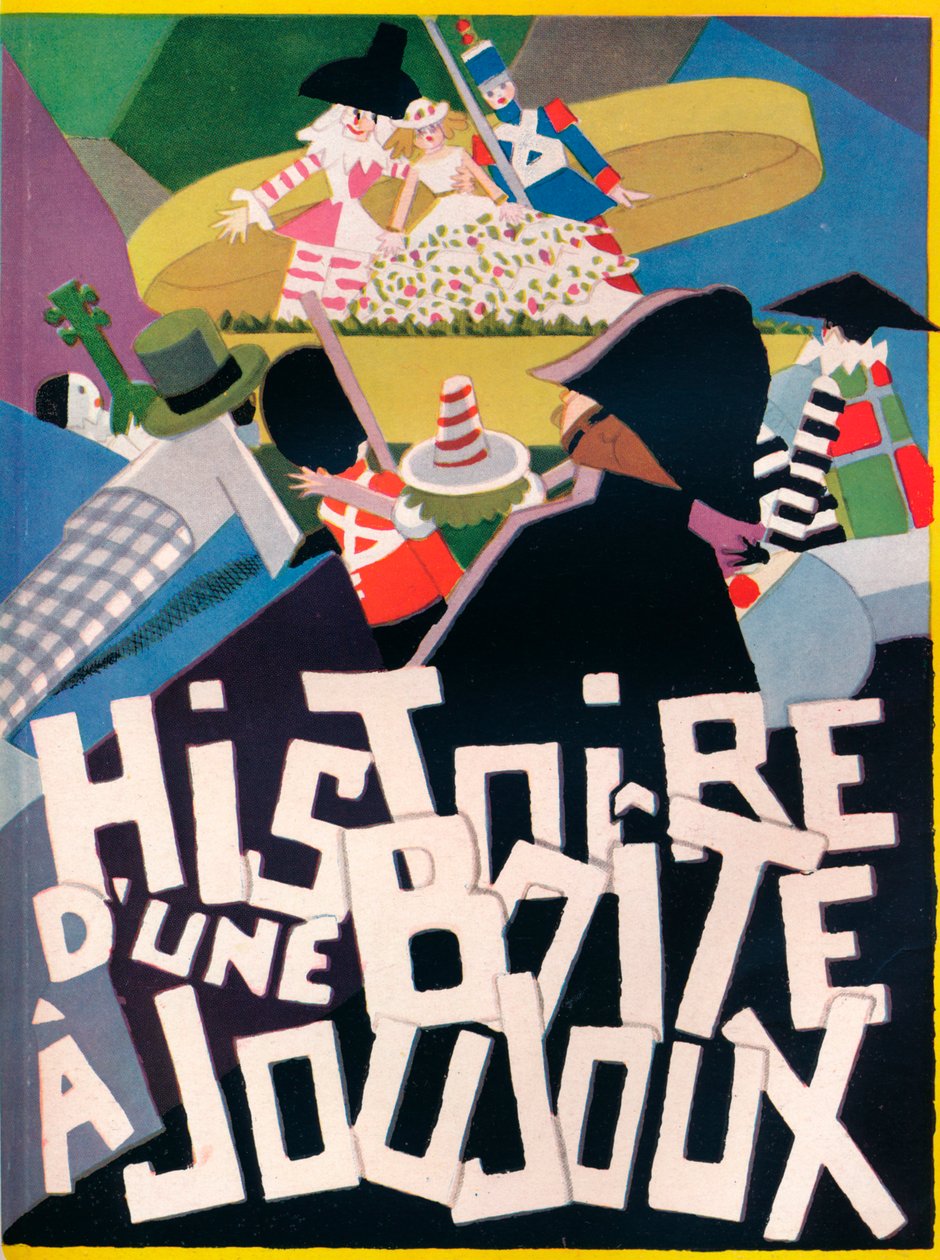Design obálky Andre Helle pro Histoire dune Boite a Joujoux, 1926, 1929 od Andre Helle