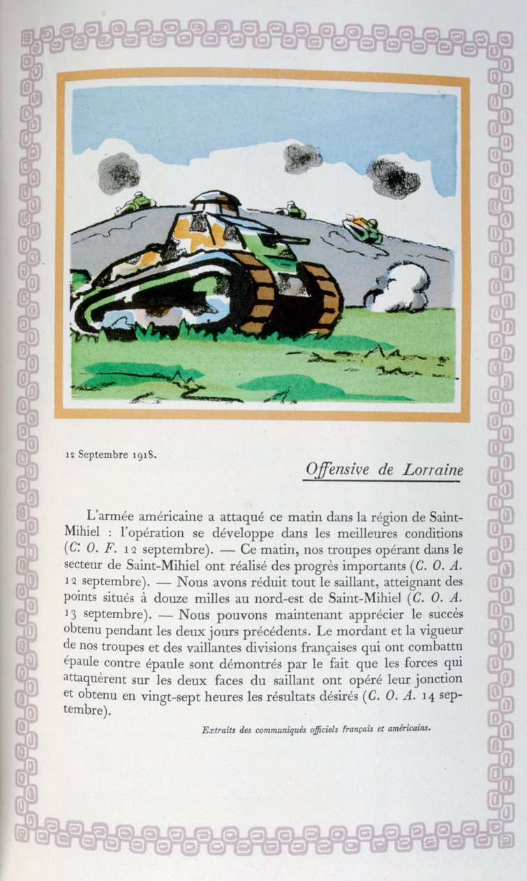Lotrinsko ofenziva, 12. září 1918, 1919 od Andre Helle