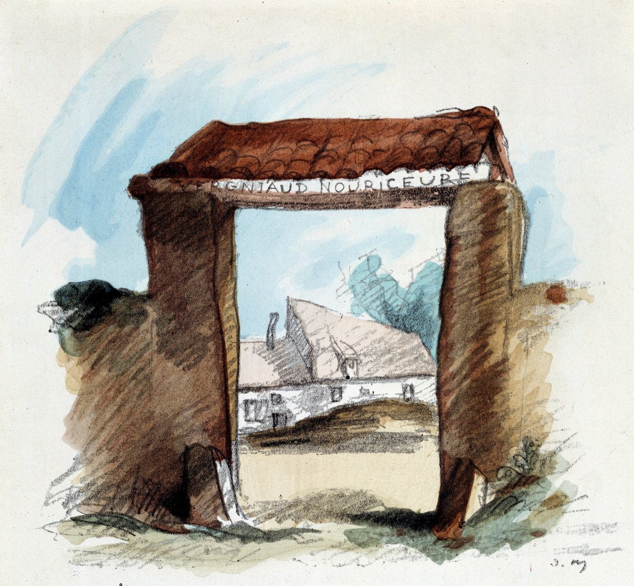 Ilustrace Andre Mare (1885 - 1932) k románu „Plukovník Chabert“ od Honore de Balzaca od Andre Mare