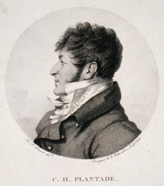 Portrét Charlese-Henriho Plantada (1764-1839) 1806 (rytina) od Andre Paul (after) Vincent