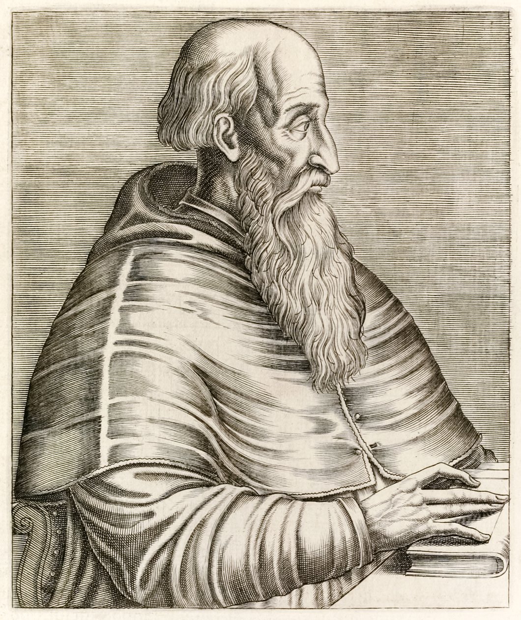Pietro Bembo, z ?True Portraits?? André Thévet (1516-1590) vydaný v roce 1584 od Andre Thevet
