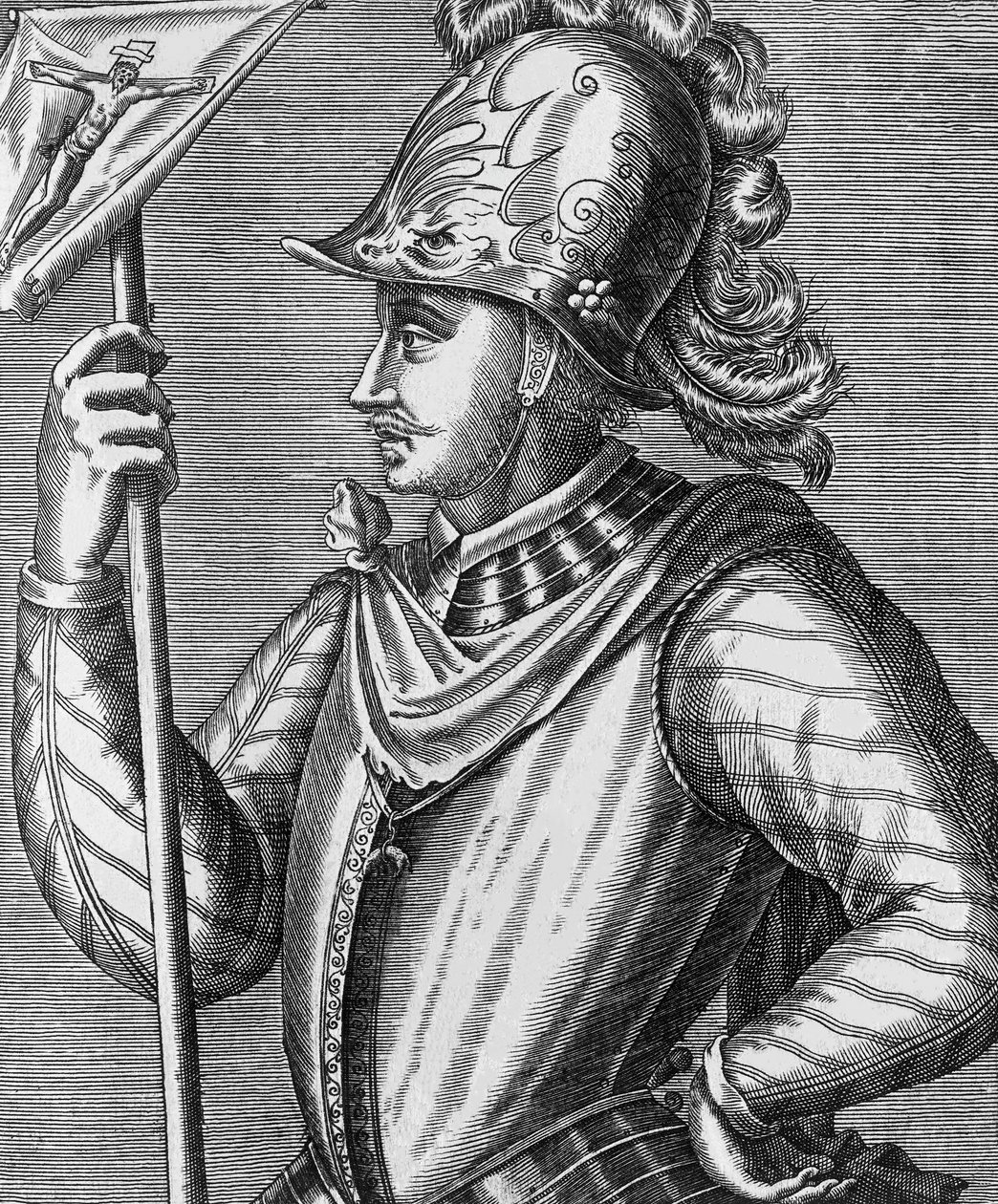 Portrét Dona Jana Rakouského (1547-1578), španělského vůdce, syna Karla V od Andre Thevet