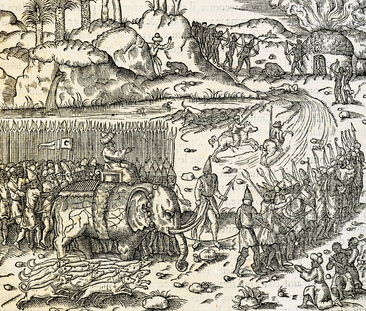 Království Sofala, domov zlatých dolů v Mosambiku, rytina z Universal Cosmology, Andre Thevet (1504-1592), Paříž od Andre Thevet