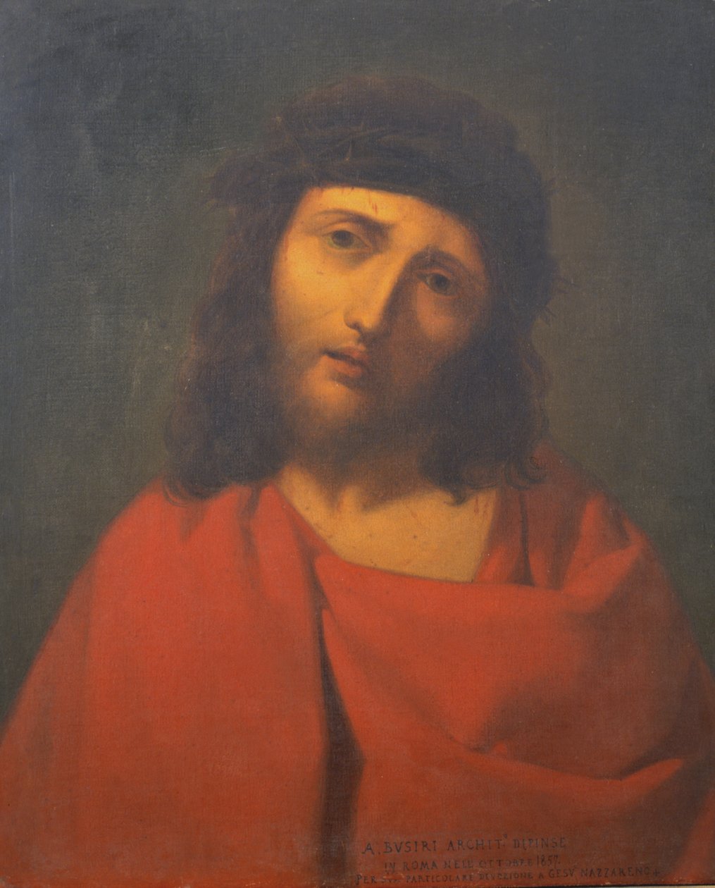 Ježíš Kristus s trnovou korunou od Andrea Busiri Vici