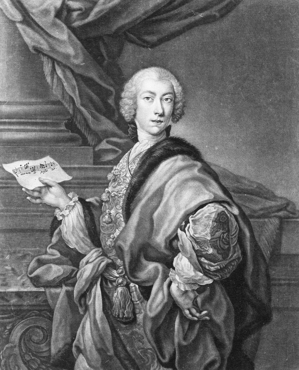 Angelo Maria Monticelli, vyryl John Faber od Andrea Casali