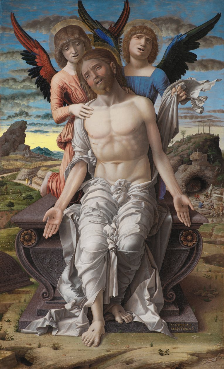 Kristus jako trpící Vykupitel od Andrea Mantegna