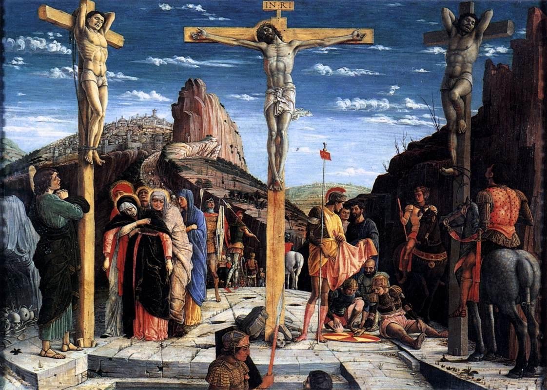 Ukřižování od Andrea Mantegna