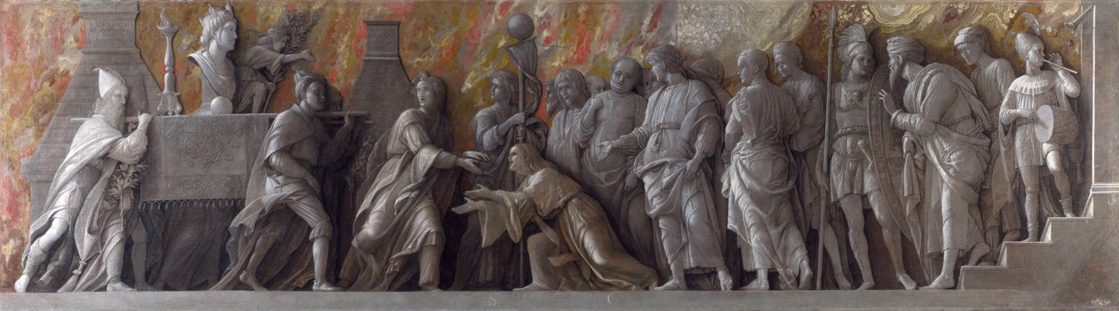 Zavedení kultu cybele v Římě od Andrea Mantegna