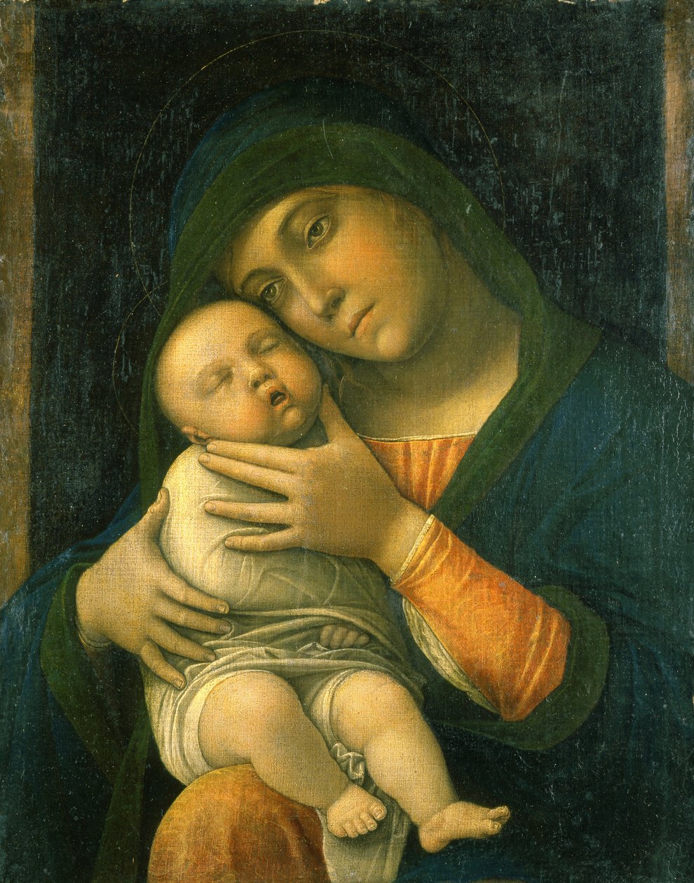 Panna s dítětem od Andrea Mantegna