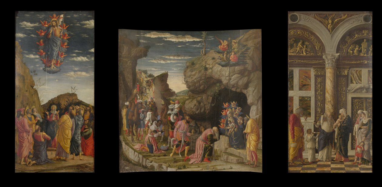Triptych Triptych od Andrea Mantegna