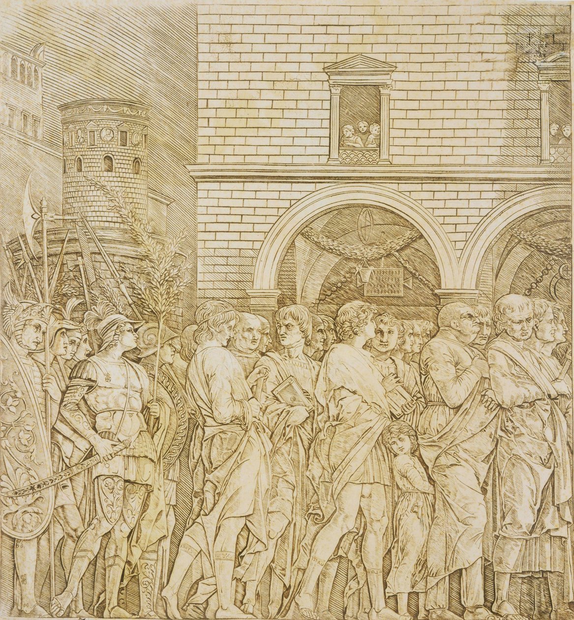 Triumf senátorů od Andrea Mantegna