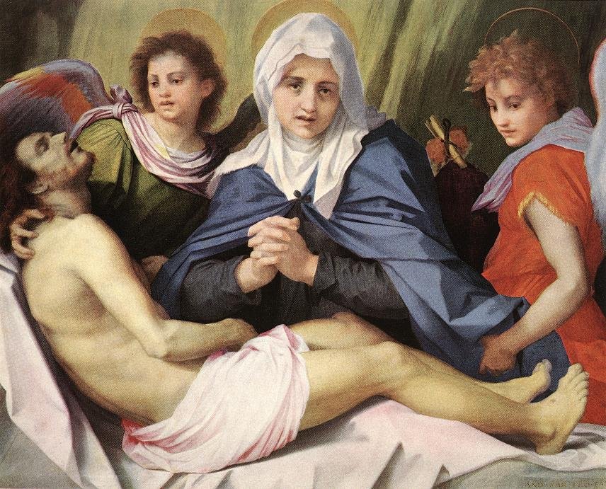 Oplakávání Krista od Andrea del Sarto