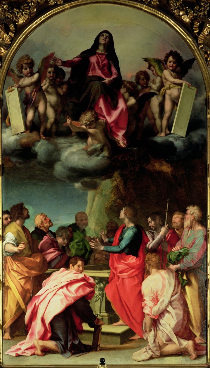 Panciatichi Nanebevzetí Panny Marie od Andrea del Sarto