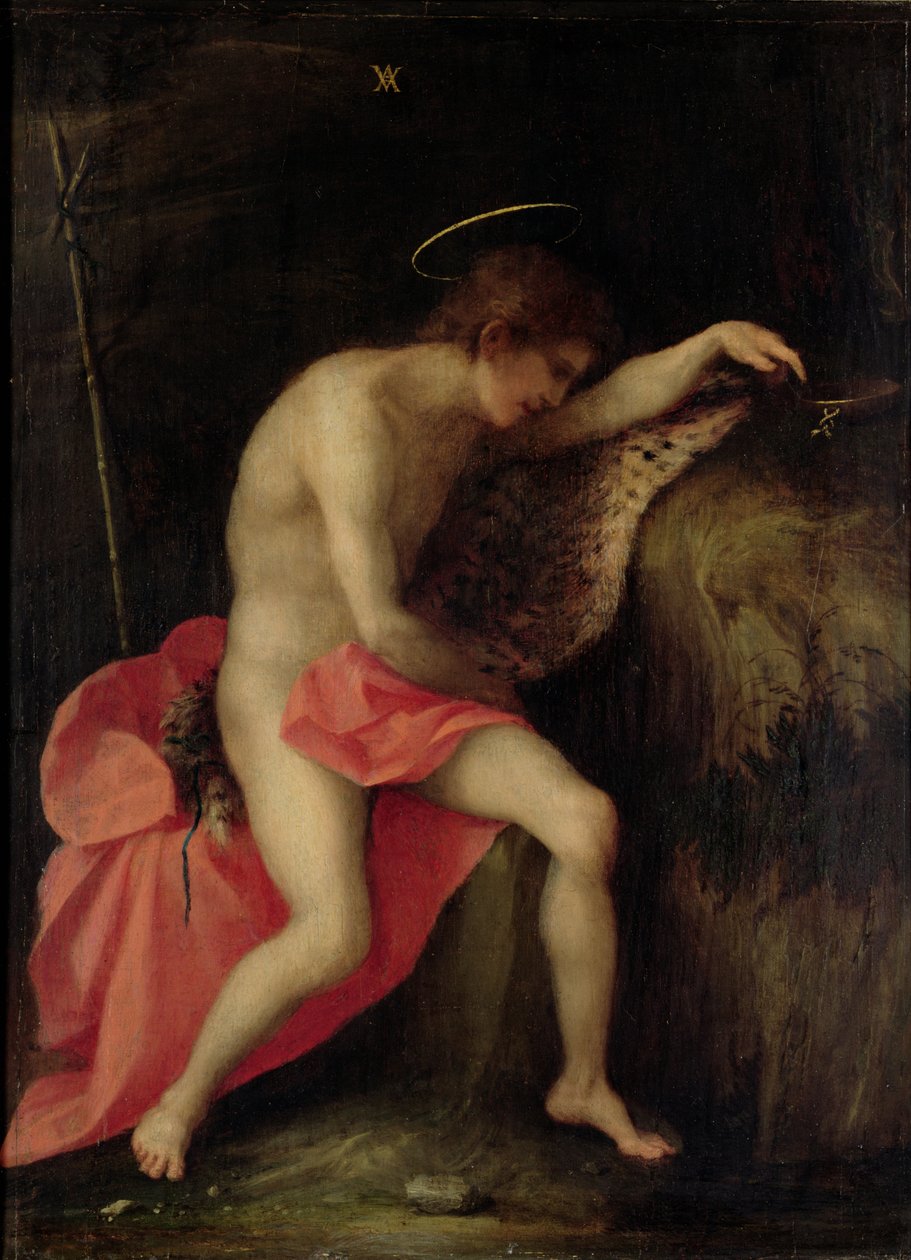Svatý Jan Křtitel na poušti od Andrea del Sarto