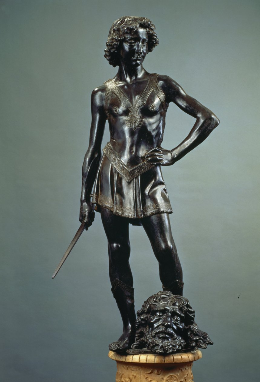 David, c.1470 (bronz) (viz také 220043) od Andrea del Verrocchio