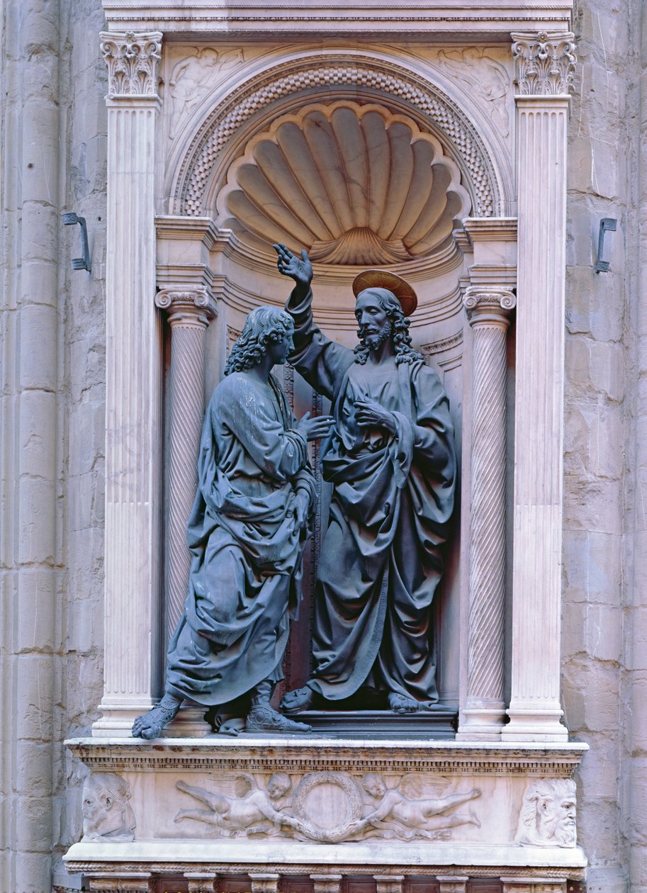The Doubting Thomas (bronz) od Andrea del Verrocchio