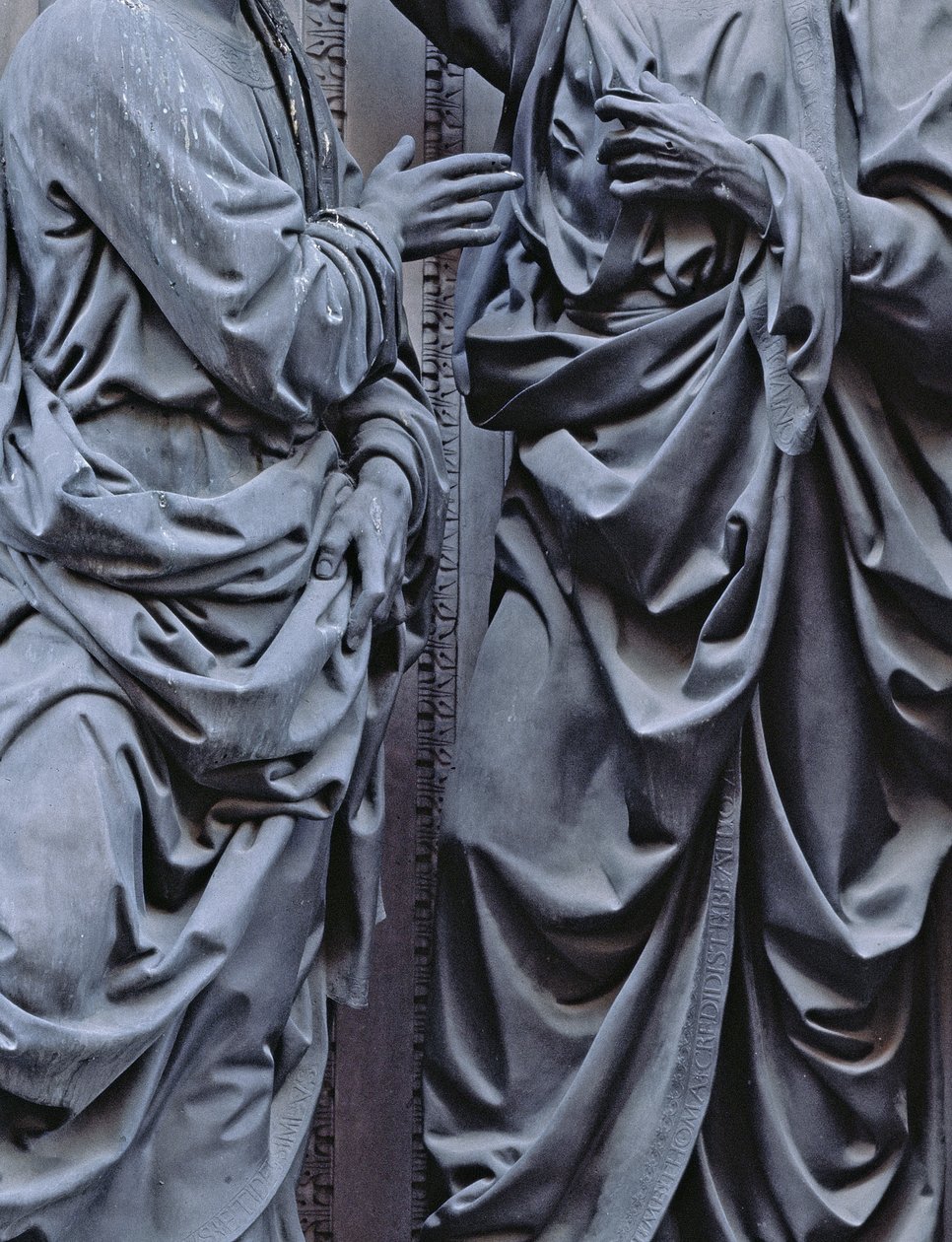 Bronzový detail The Doubting Thomas z 237841 od Andrea del Verrocchio