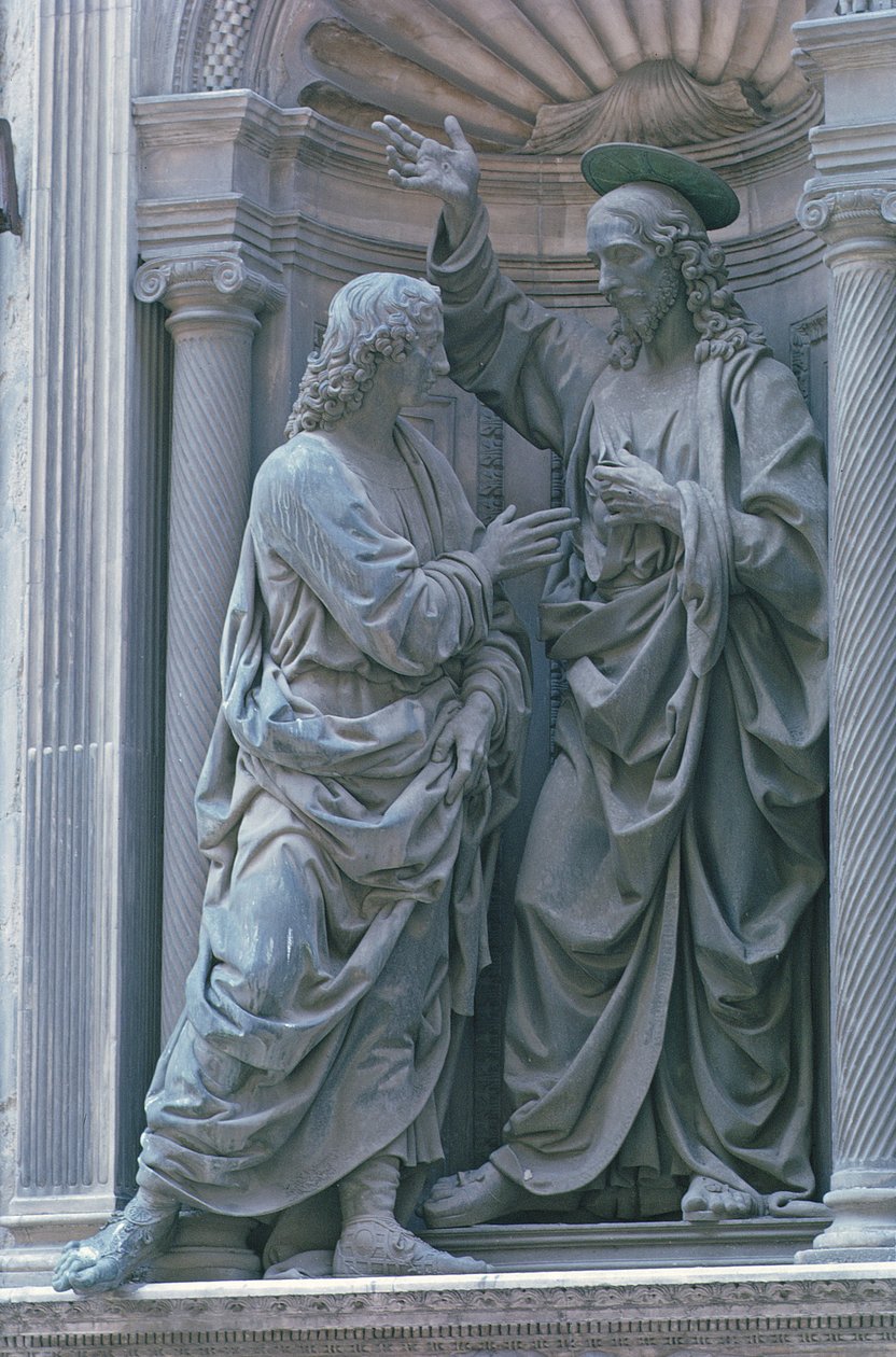 Nevěra sv. Tomáše, 1466-83 (bronz) od Andrea del Verrocchio