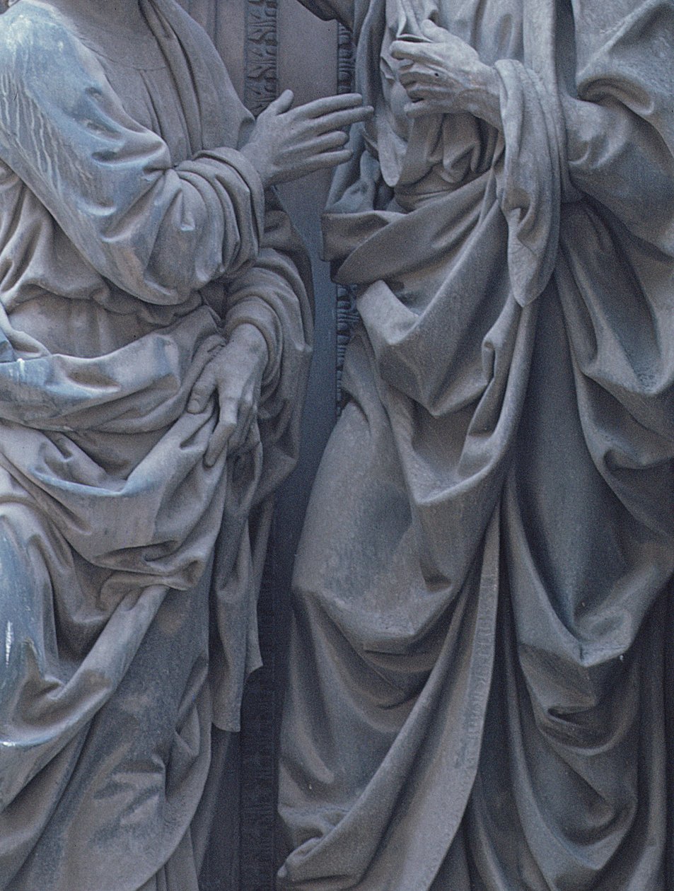 Nevěra sv. Tomáše, 1466-83 bronzový detail z 241031 od Andrea del Verrocchio