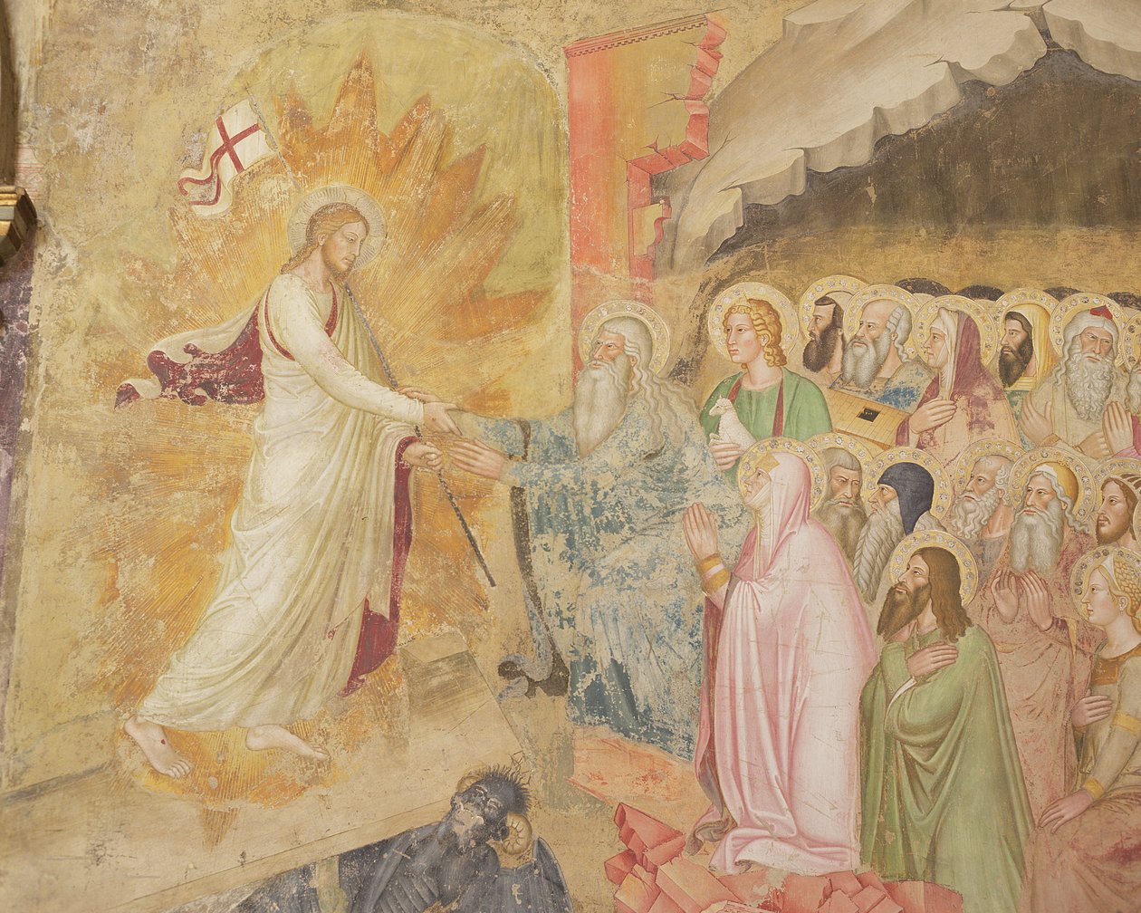 Sestup z kříže, Capellone Španělů, 1365-67 od Andrea di Bonaiuto