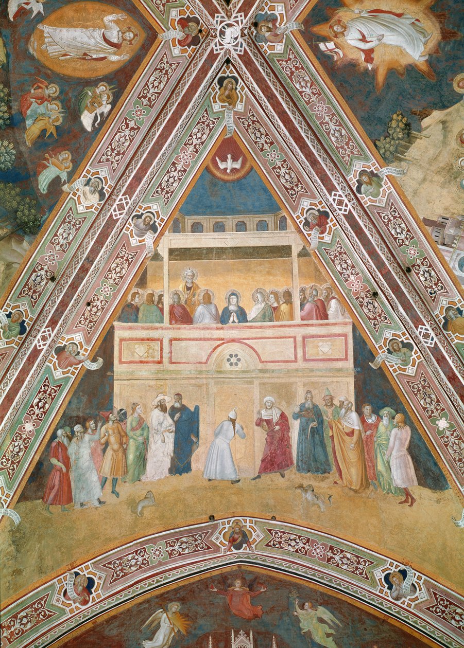 Letnice, kolem 1366-68 od Andrea di Bonaiuto