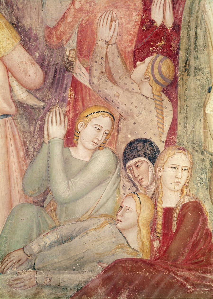 Kázání svatého Petra mučedníka, kolem 1366-68 (detail 439289) od Andrea di Bonaiuto