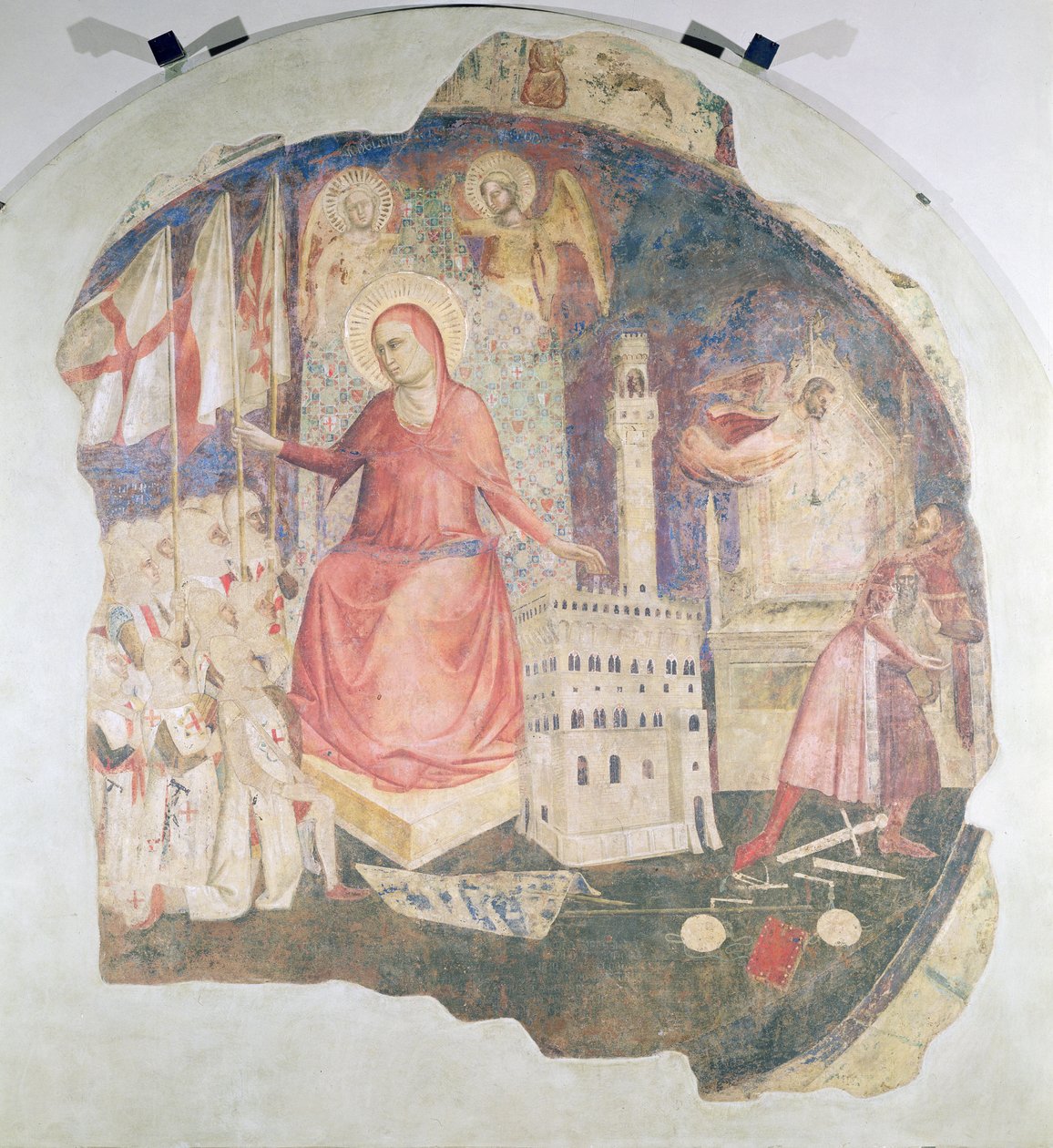 Vyhnání vévody z Athén z Florencie od Andrea di Cione Orcagna