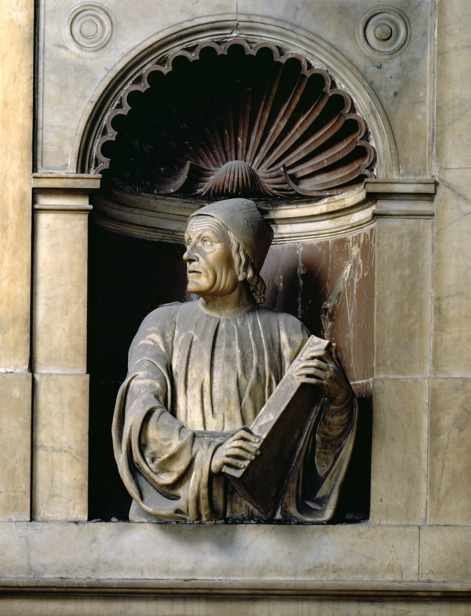 Marsilio Ficino (1433-99) 1521 (mramor) od Andrea di Piero Ferrucci