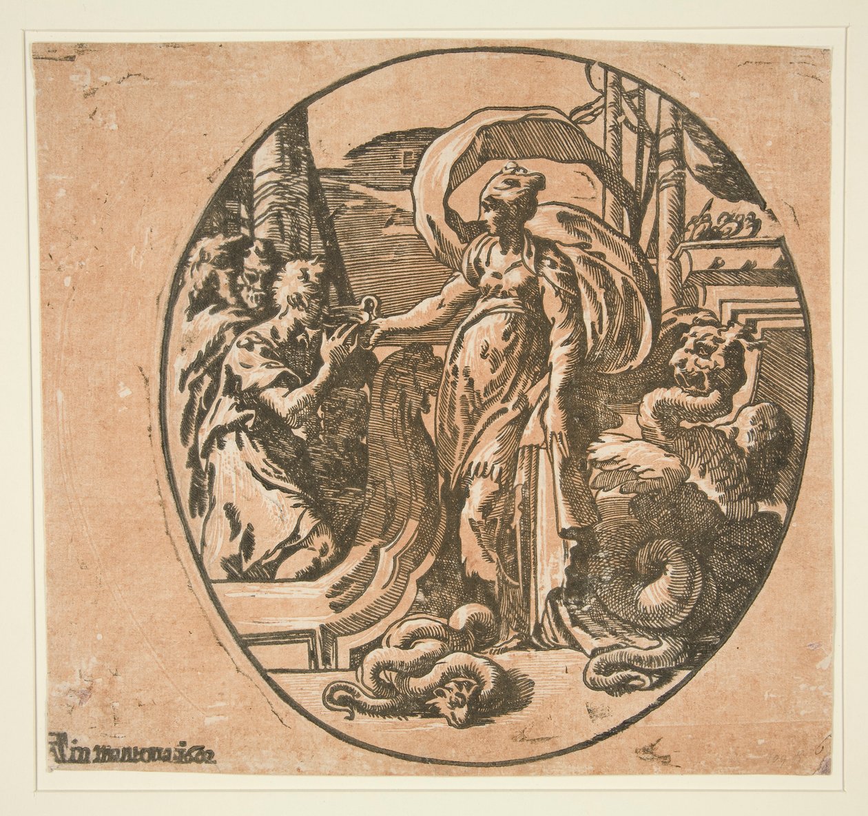 Circe dává pití od Andrea Andreani