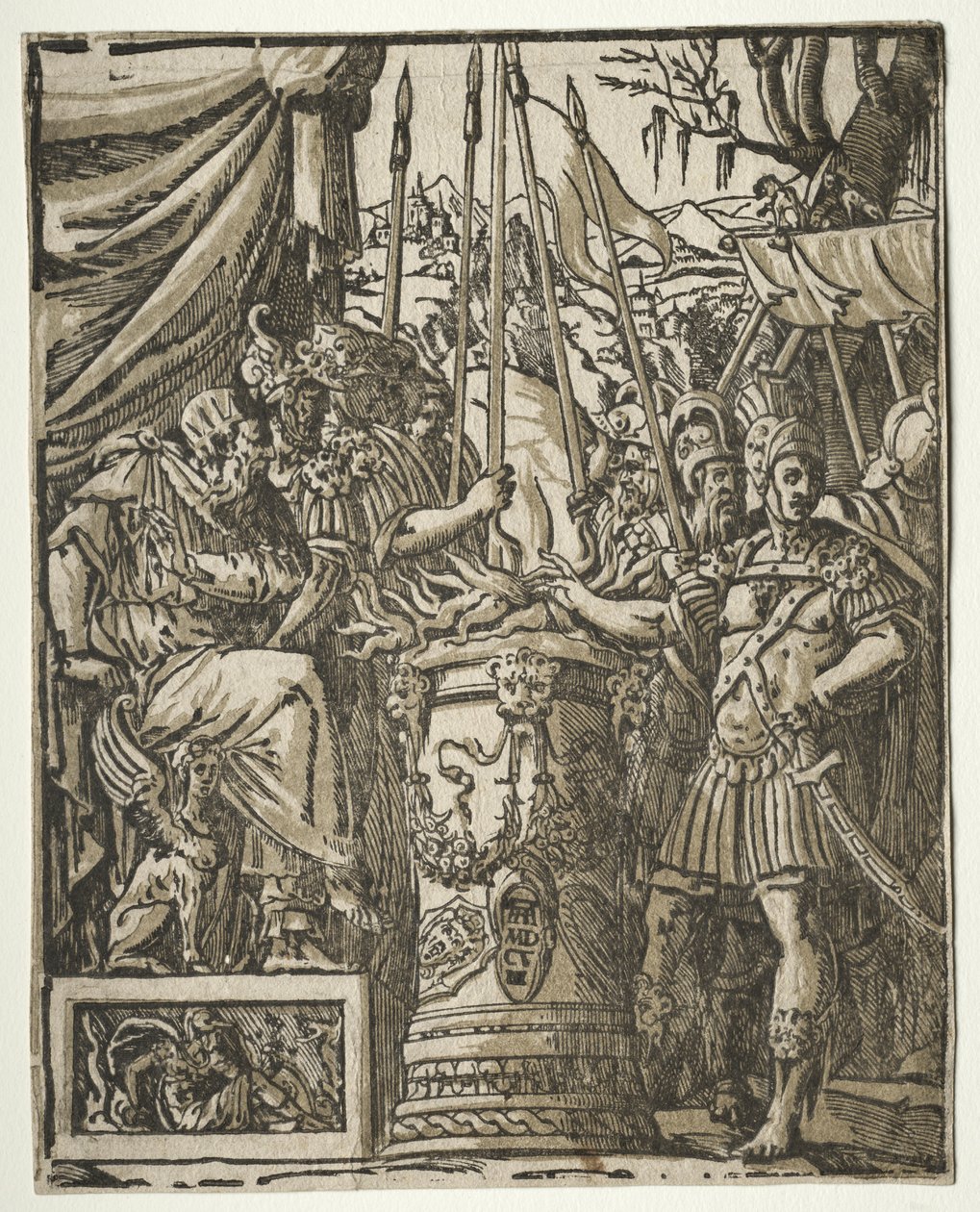 Mucius Scaevola od Andrea Andreani