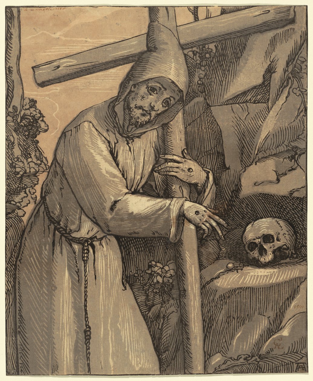Svatý František z Assisi, 1591. od Andrea Andreani