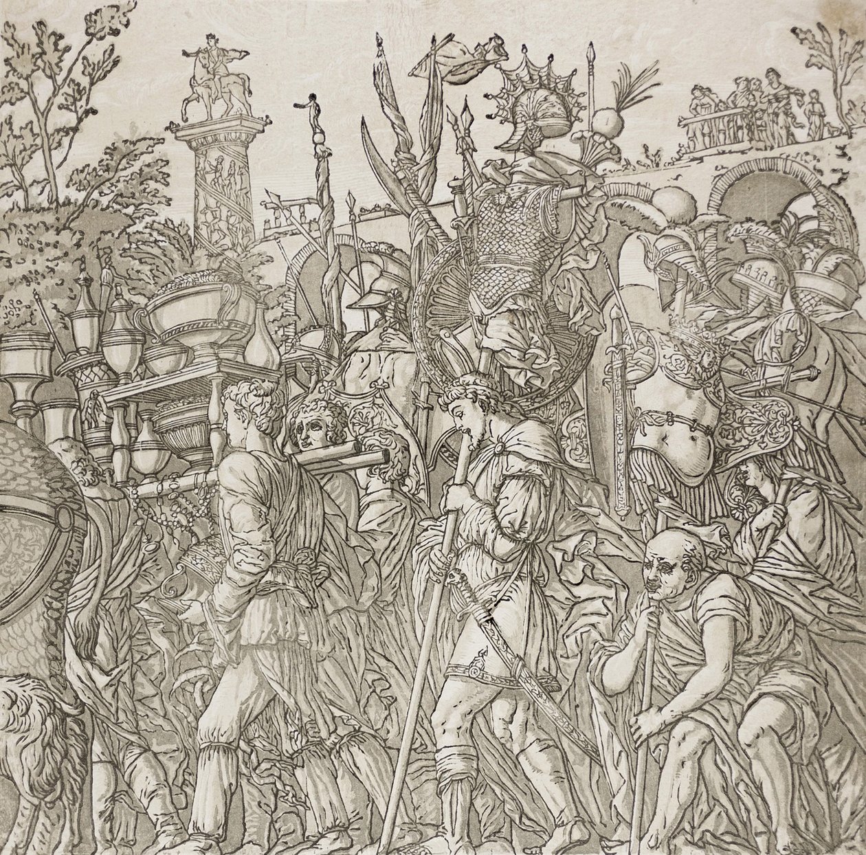 Triumf Caesara, 1599 od Andrea Andreani