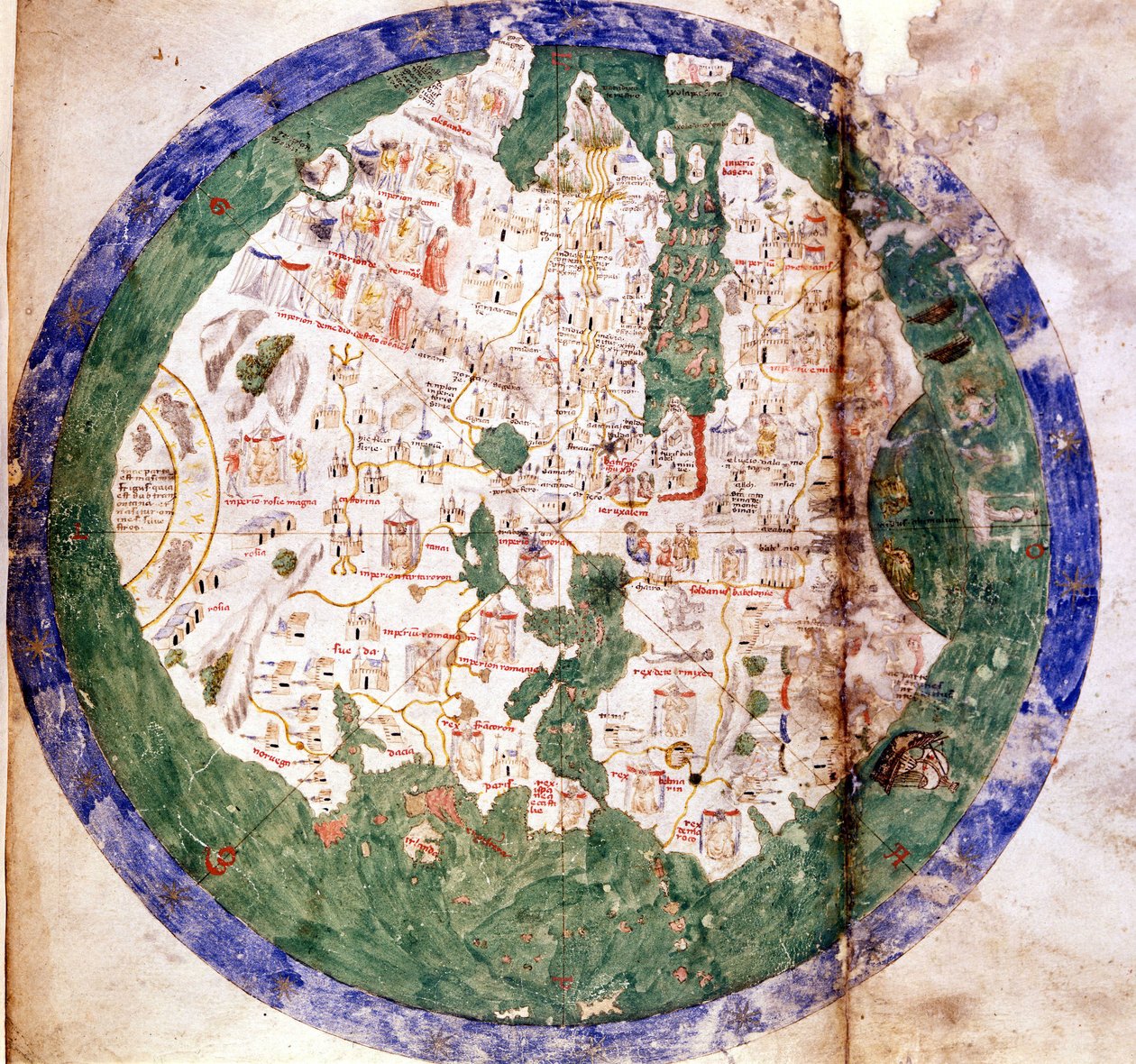 Mapa světa od Andrea Bianco od Andrea Bianco