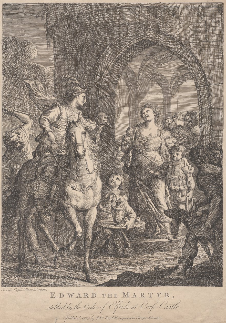 Edward mučedník, 1773. od Andrea Casali