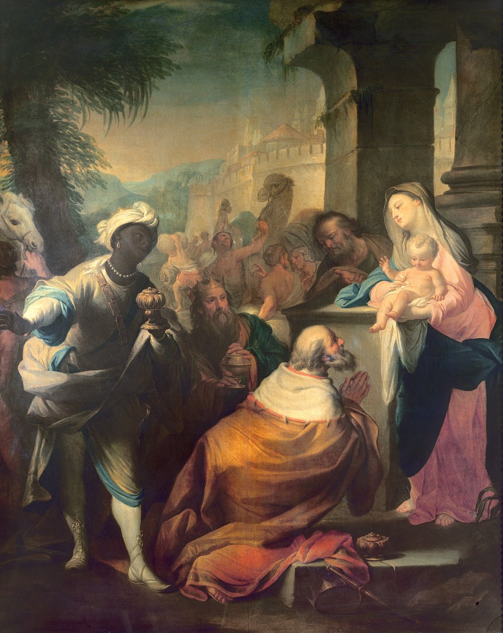 Klanění mudrců, asi 1750 (podrobnosti viz 87286) od Andrea Casali