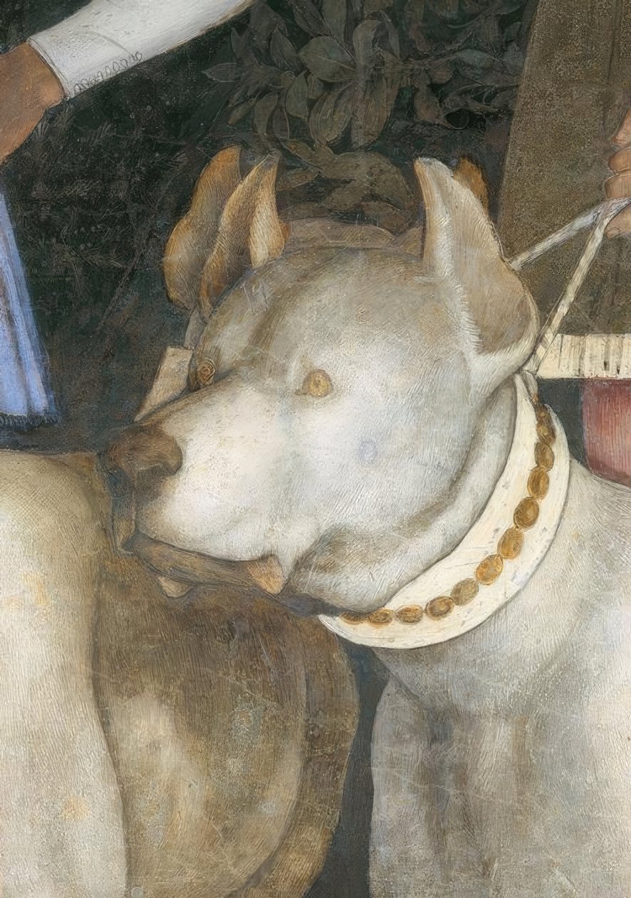 Setkání mezi markrabětem Lodovico III. Gonzaga s jeho od Andrea Mantegna