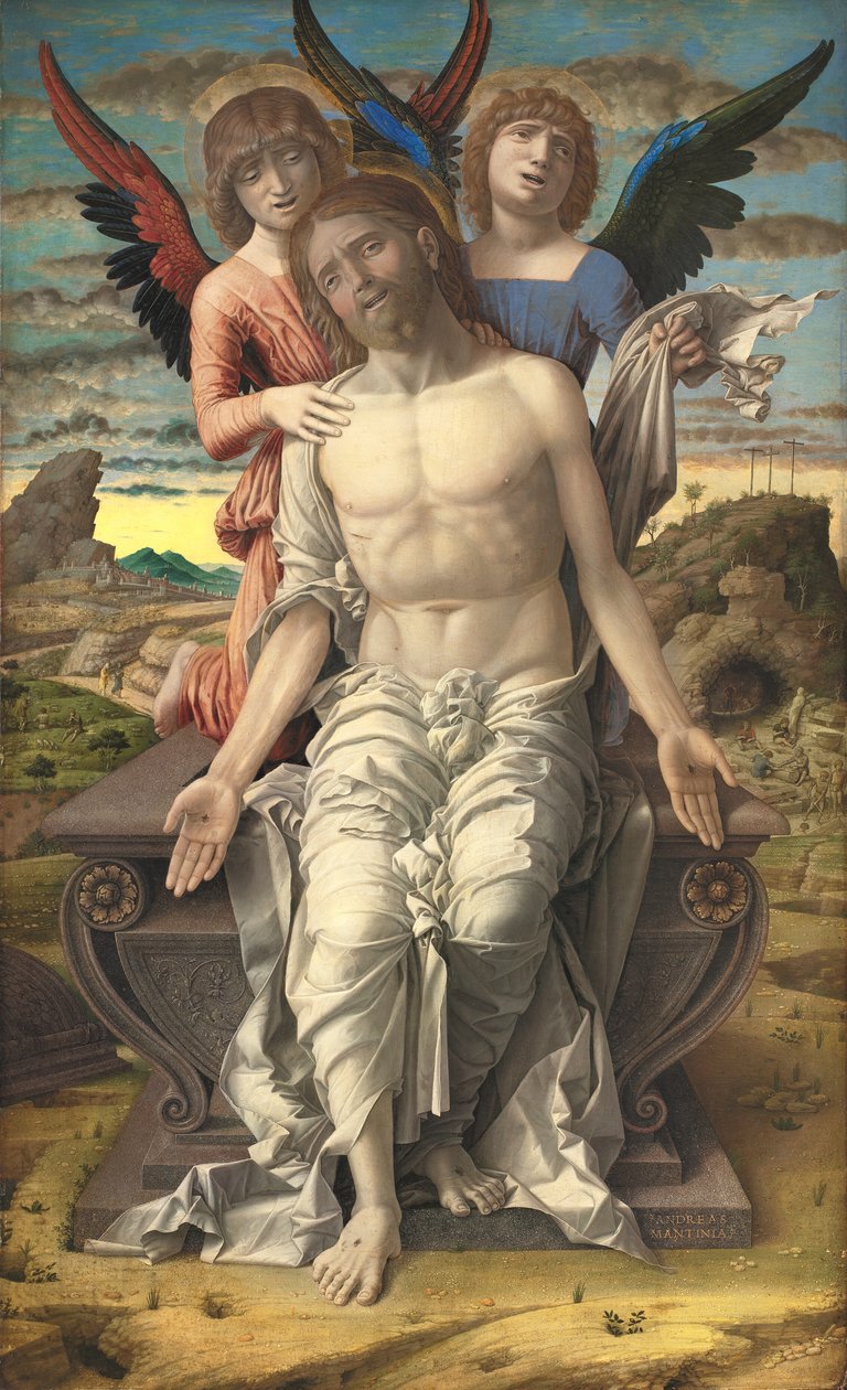 Kristus jako trpící Vykupitel od Andrea Mantegna