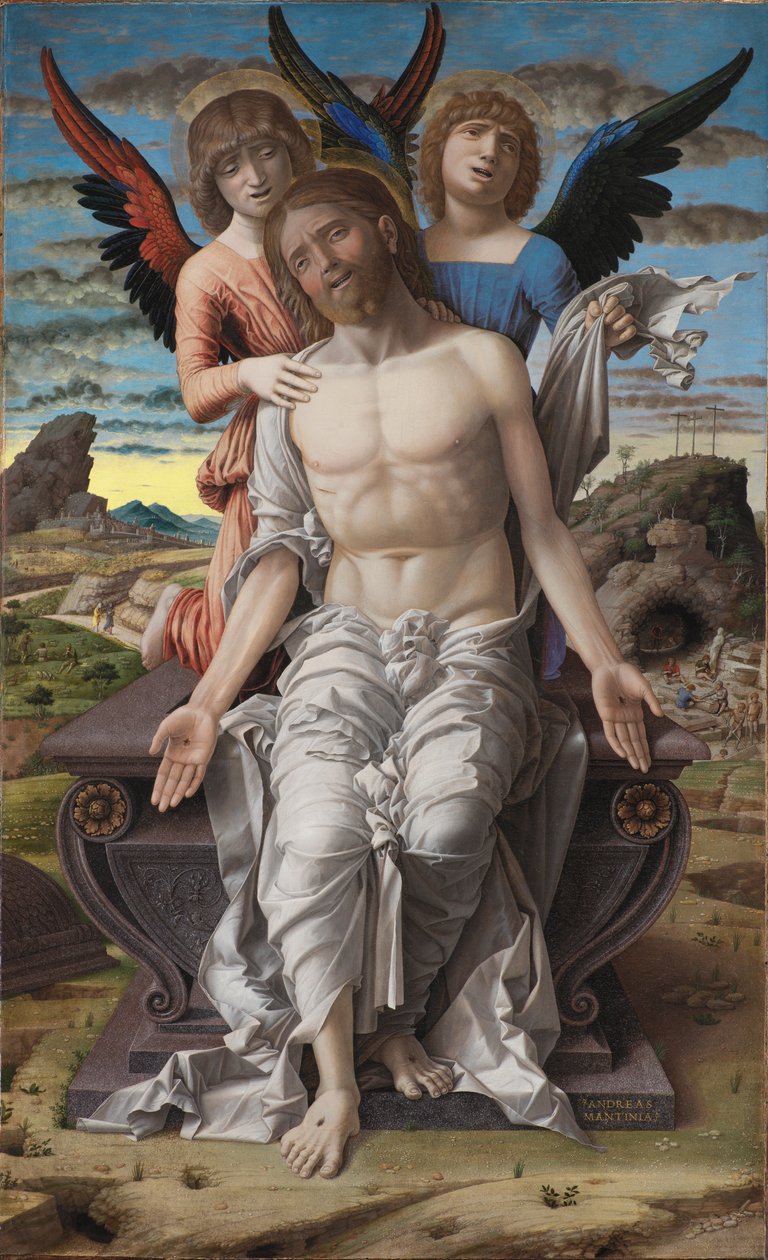 Kristus jako trpící Vykupitel od Andrea Mantegna