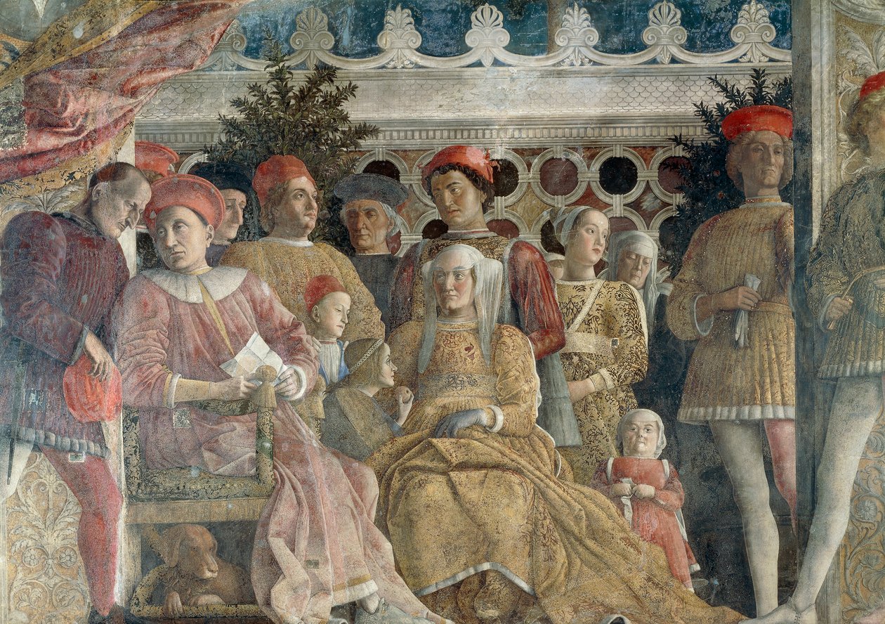 Court Wall, ústřední scéna od Andrea Mantegna