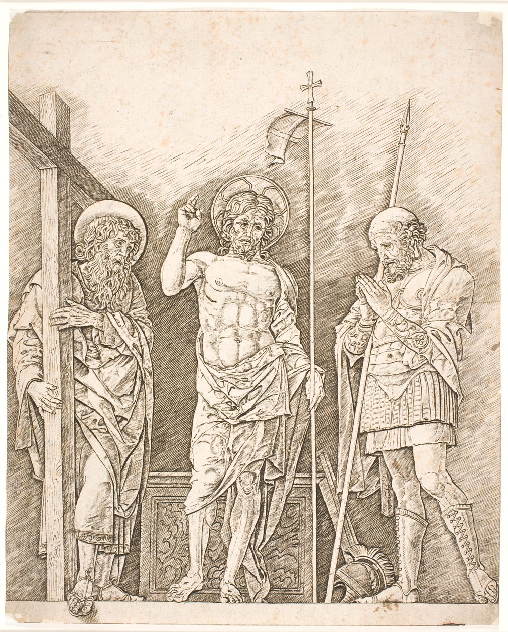 Vzkříšený Kristus od Andrea Mantegna