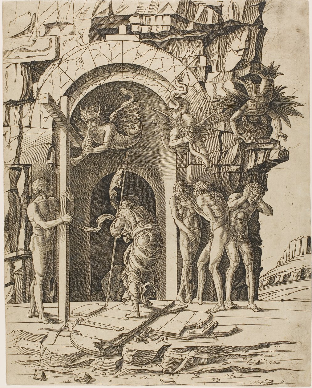 Sestup do Limba od Andrea Mantegna