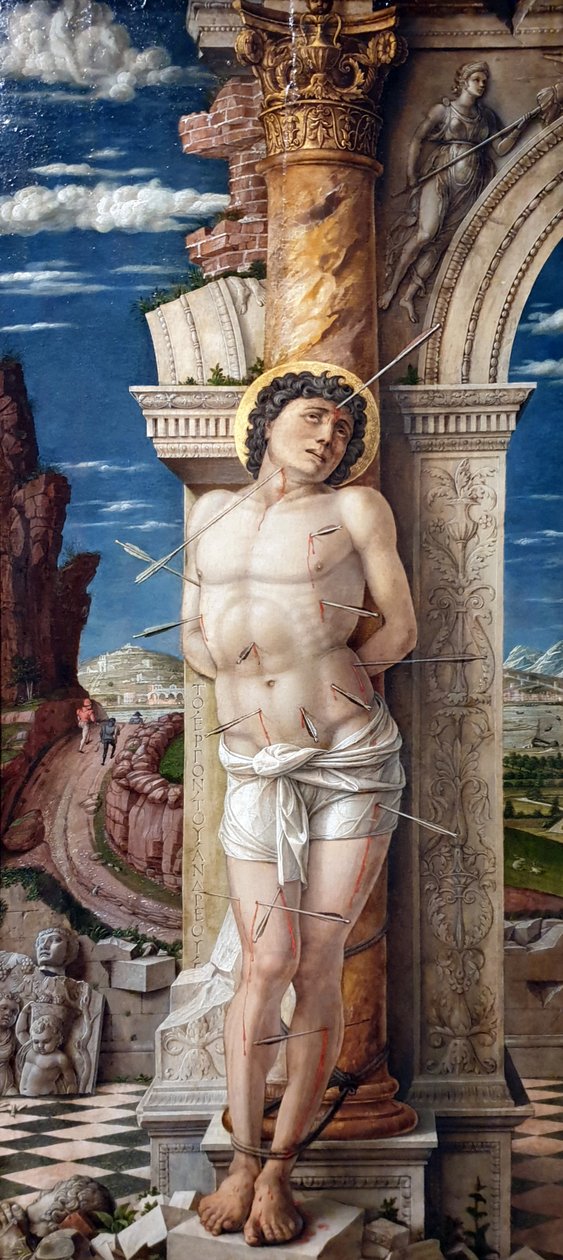 Německy: Hl. Sebastian Saint Sebastian od Andrea Mantegna