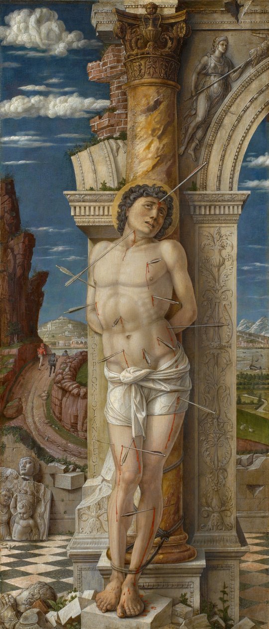 Německy: Hl. Sebastian Saint Sebastian od Andrea Mantegna