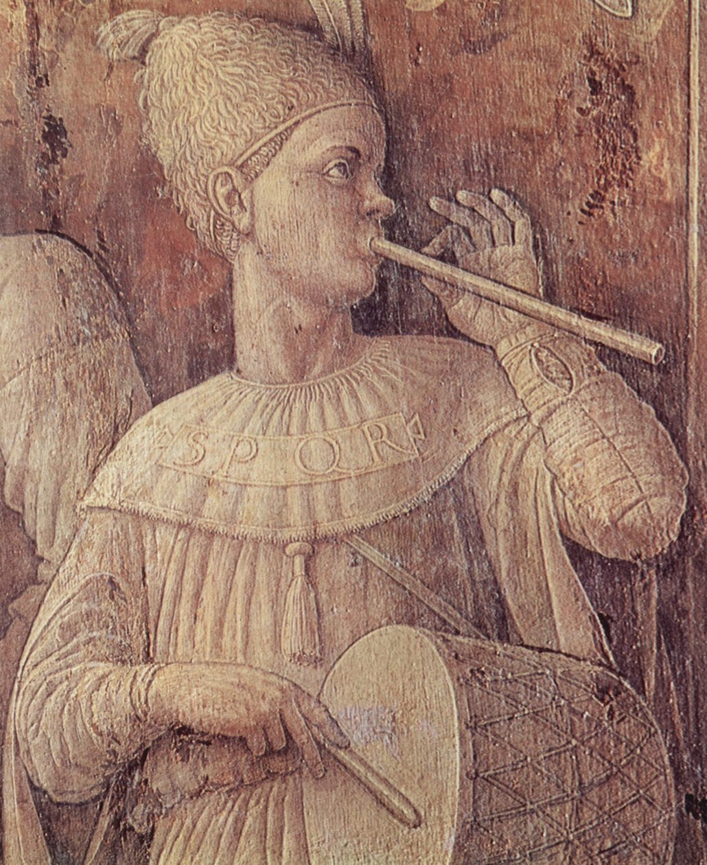 Německy: Triumph des Scipio Zavedení kultu Kybelé v Římě od Andrea Mantegna