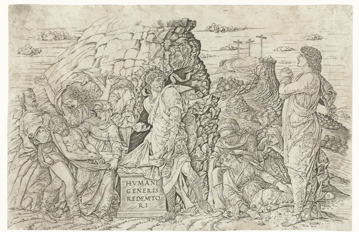 Pohřeb Krista od Andrea Mantegna