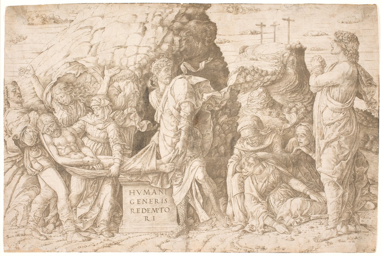 Pohřeb od Andrea Mantegna